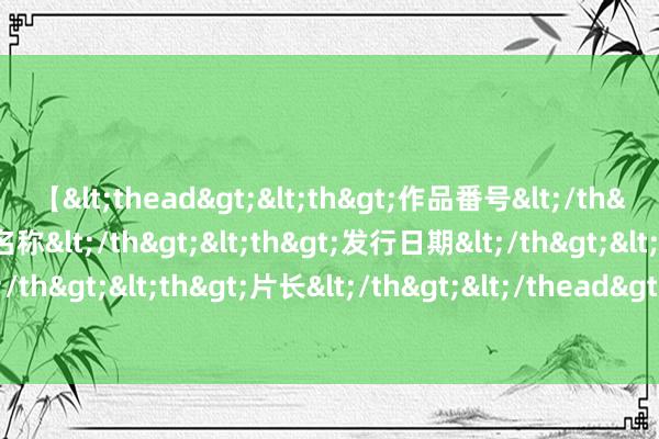 【<thead><th>作品番号</th><th>作品名称</th><th>发行日期</th><th>发行商</th><th>片长</th></thead> 227期老梁福彩3D预测奖号：冷温热码推选